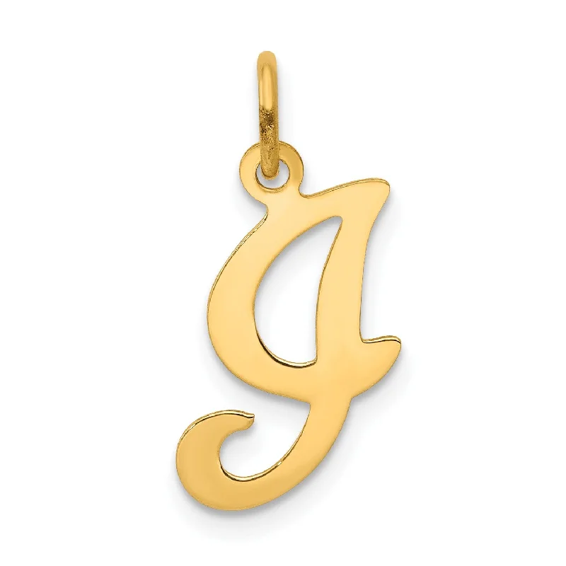 14ky Initial I Charm