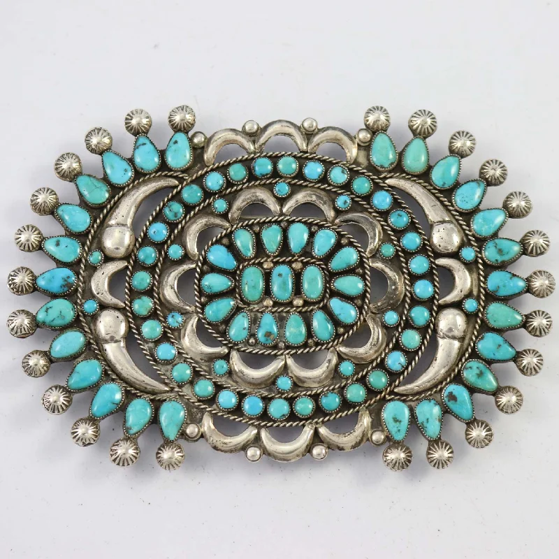 1960s Turquoise Manta Pin