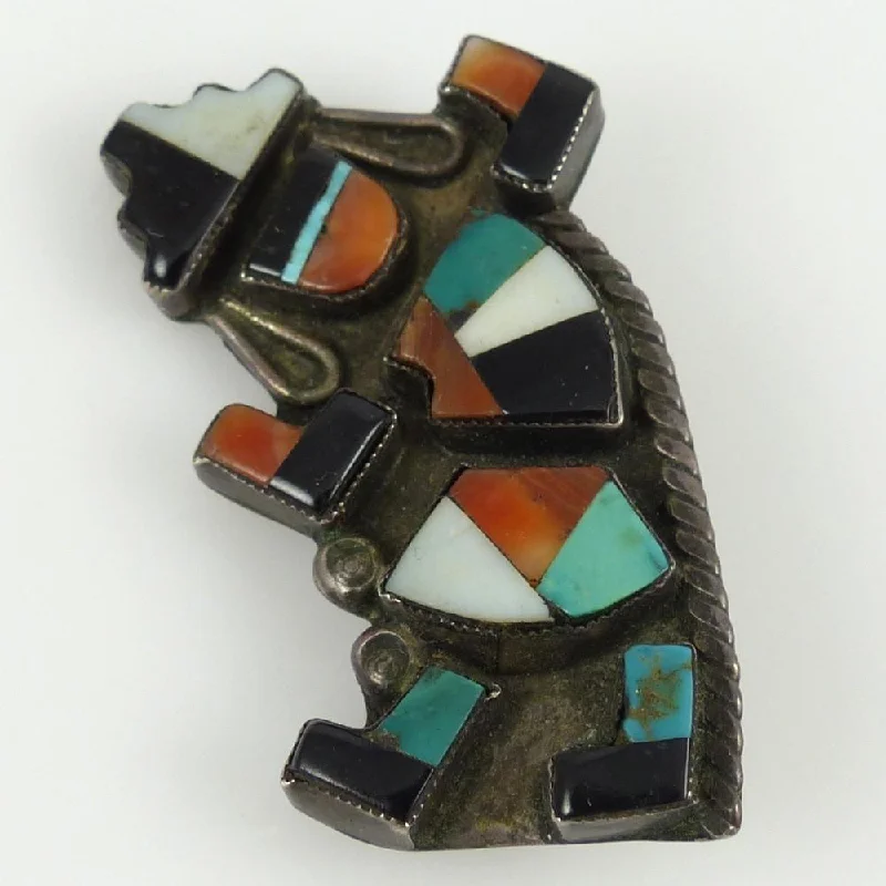 1950s Rainbow Man Pin