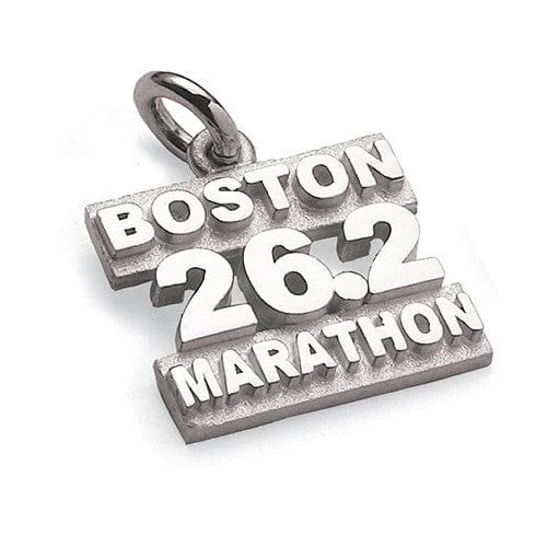 Sterling Silver Boston Marathon® 26.2 Charm