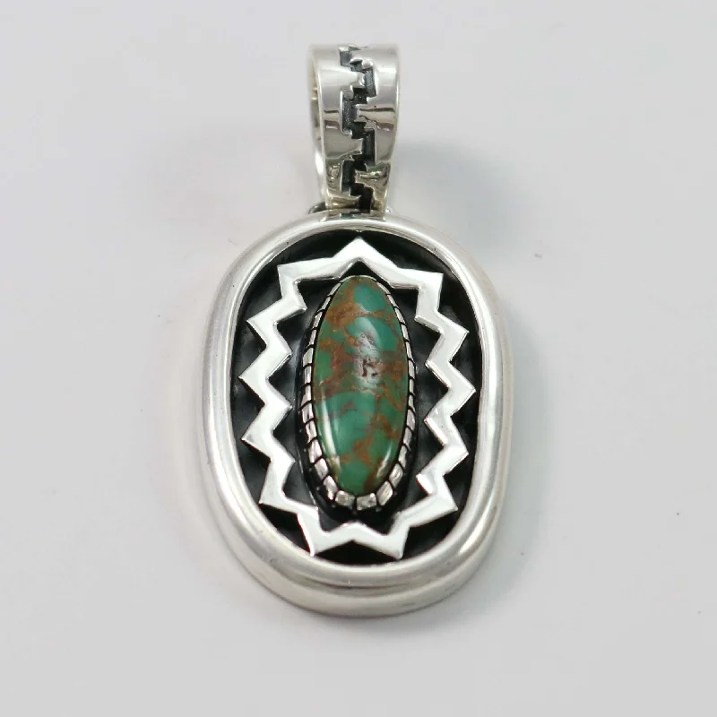 King's Manassa Turquoise Pendant