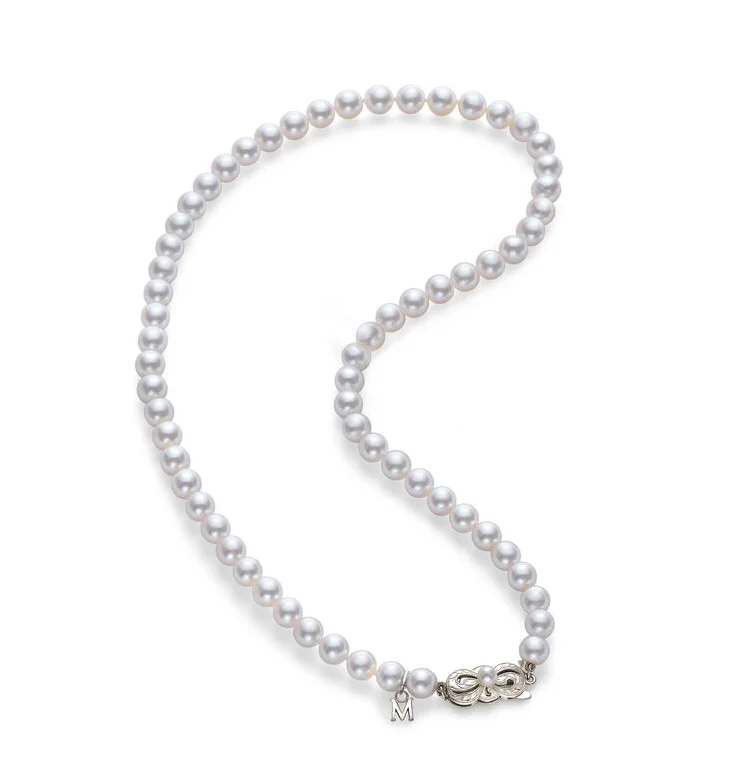 Mikimoto White Gold Pearl Strand, 18"