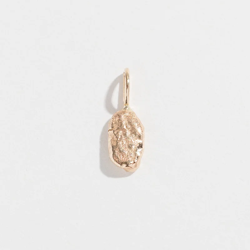 NUGGET PEBBLE CHARMS | RECYCLED 14K GOLD