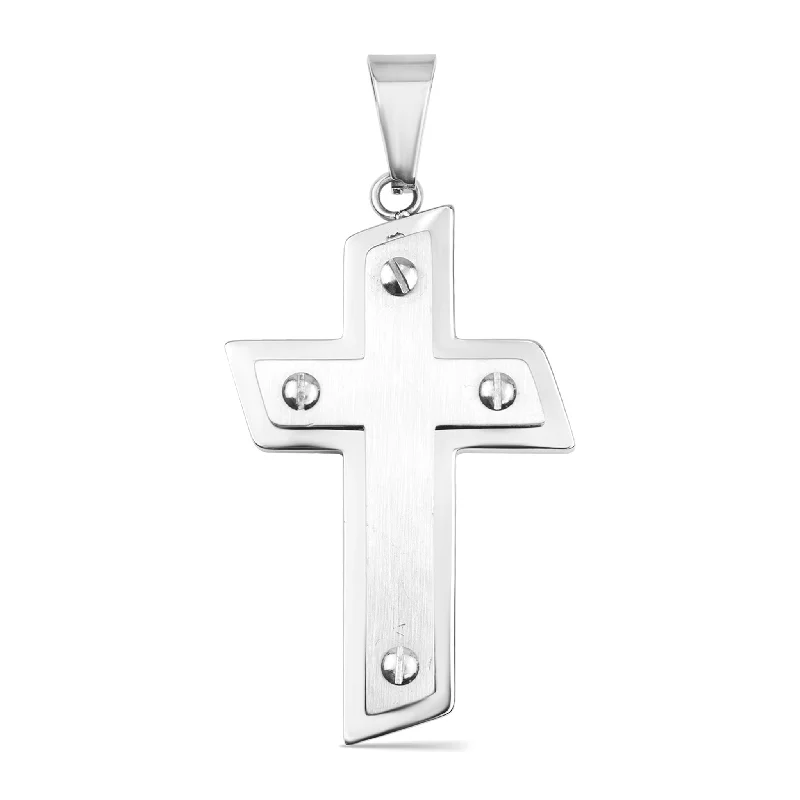 Stainless Steel Cross Pendant / PDJ691017