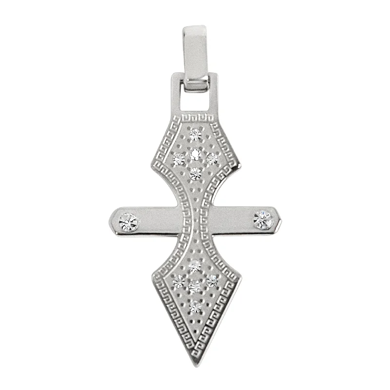 Stainless Steel CZ Pendant / NCZ0121