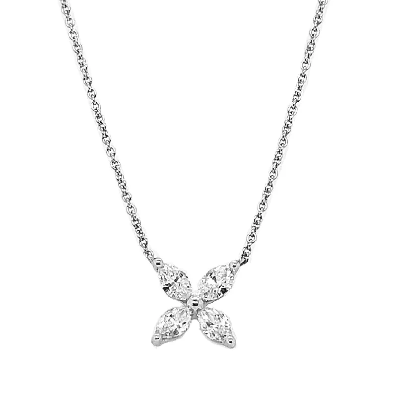 White Gold Diamond Fashion Necklace