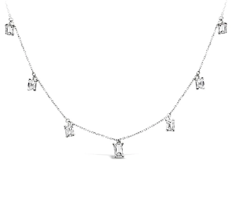 White Gold Diamond Fashion Necklace