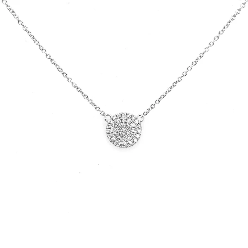 White Gold Diamond Fashion Necklace