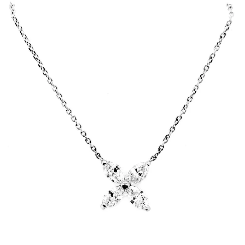 White Gold Diamond Fashion Necklace