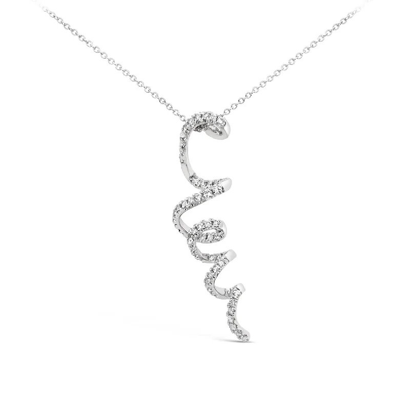 White Gold Diamond Fashion Pendant