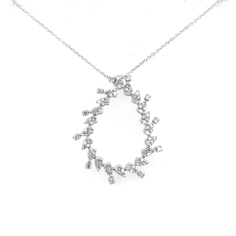 White Gold Diamond Fashion Pendant