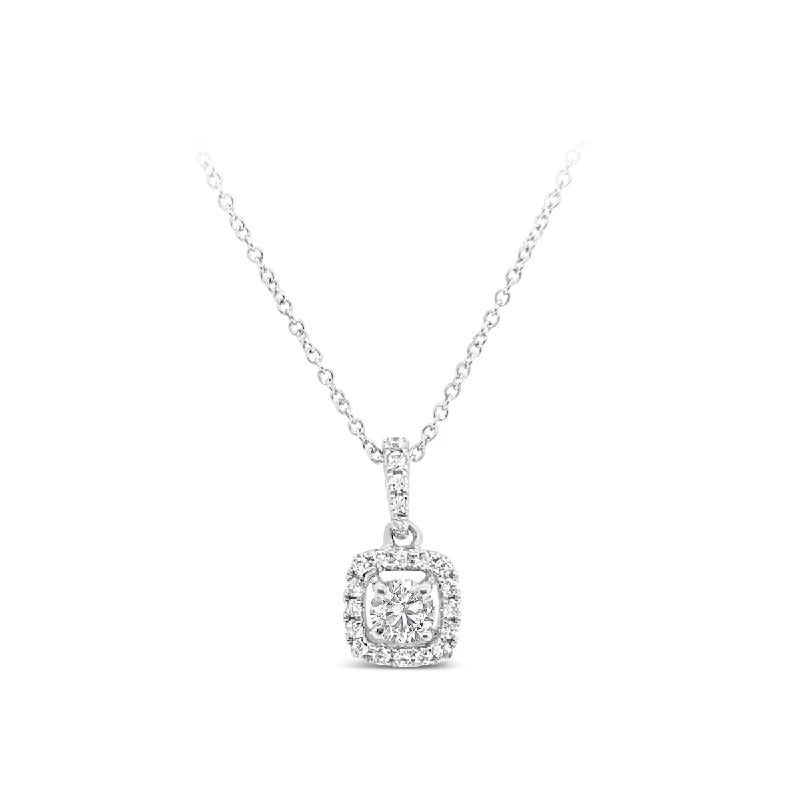 White Gold Diamond Fashion Pendant