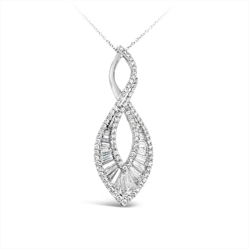 White Gold Diamond Fashion Pendant