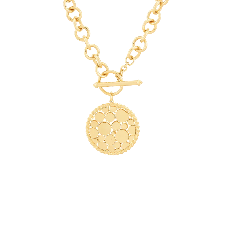 Sabel Collection Yellow Gold Multi-Circle Pendant