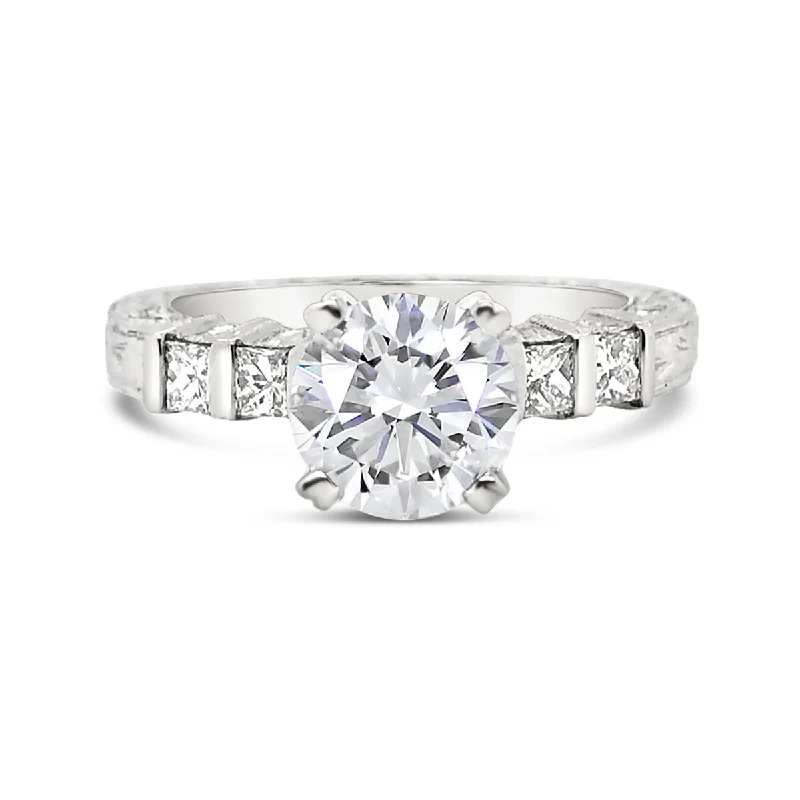 Michael Beaudry Diamond Engagement Ring