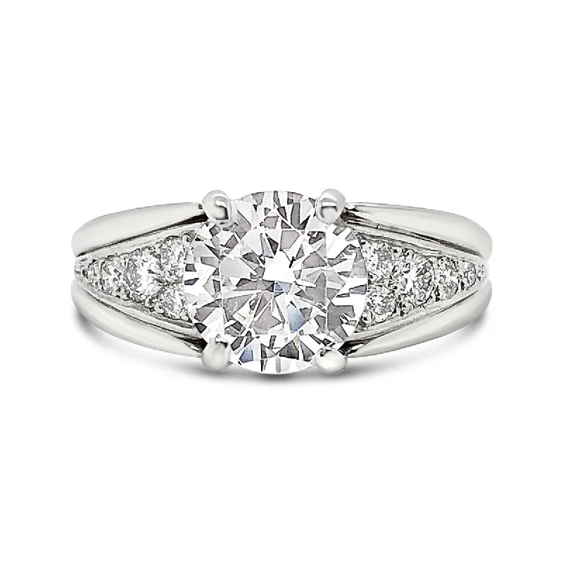 Michael Bondanza Diamond Engagement Ring