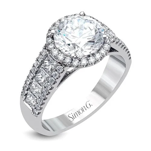 Simon G. Halo Engagement Ring