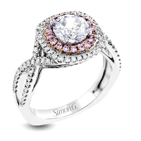 Simon G. Halo Engagement Ring