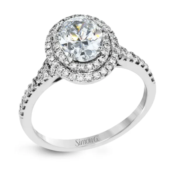 Simon G. Halo Engagement Ring