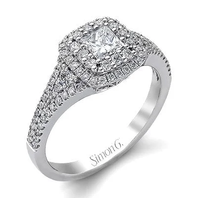 Simon G. "Passion" Halo Engagement Ring