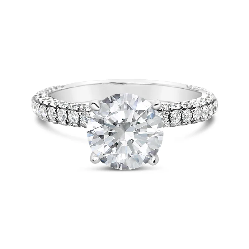 White Gold Diamond Engagement Ring