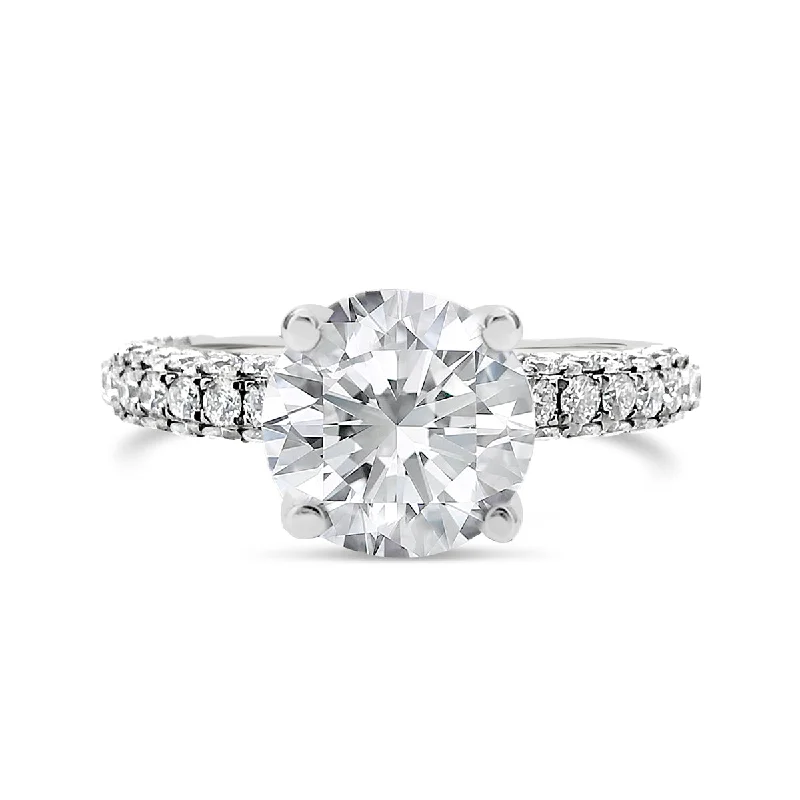 White Gold Diamond Engagement Ring