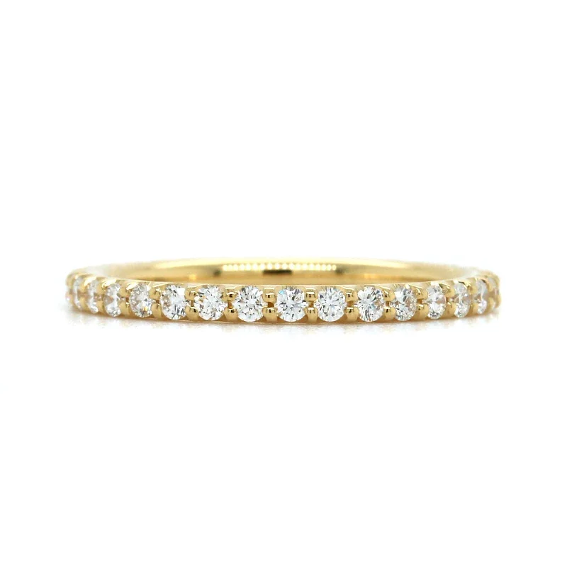 18K Yellow Gold Diamond Eternity Band