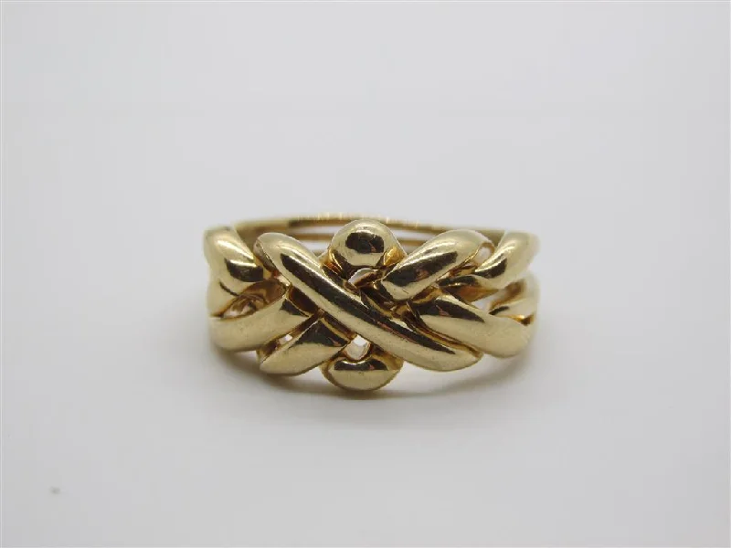 Gold Fashion Ring  -  Men'