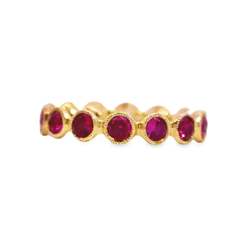 Padis Classique Ruby Eternity Band