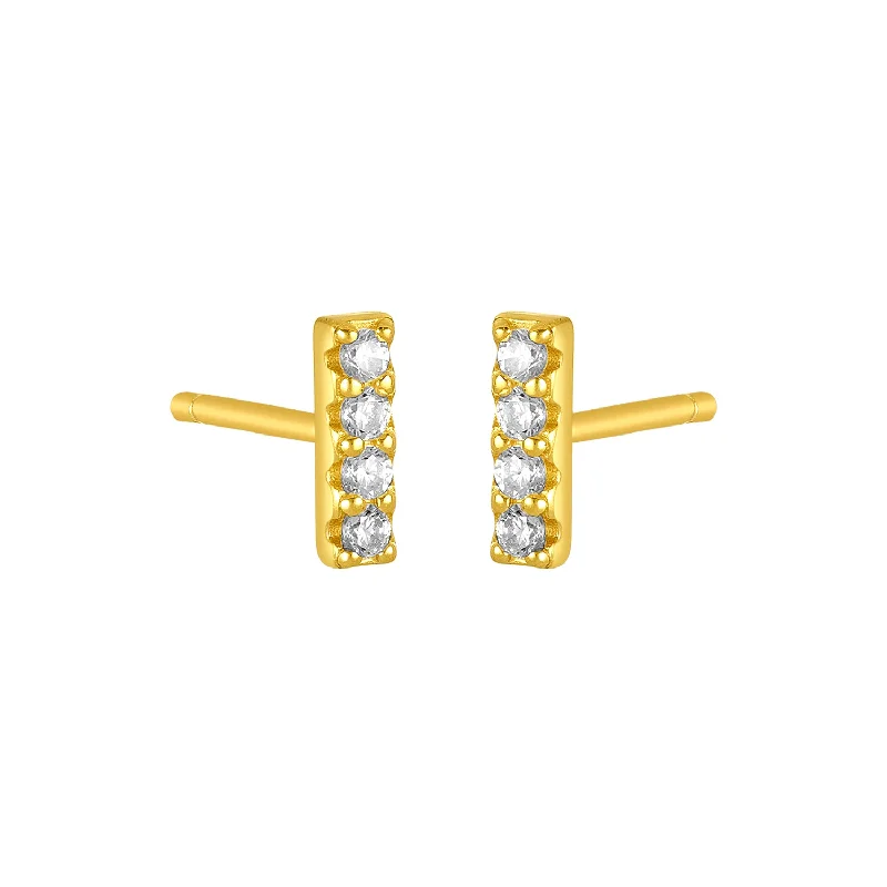 MAEDA BAR STUDS GOLD