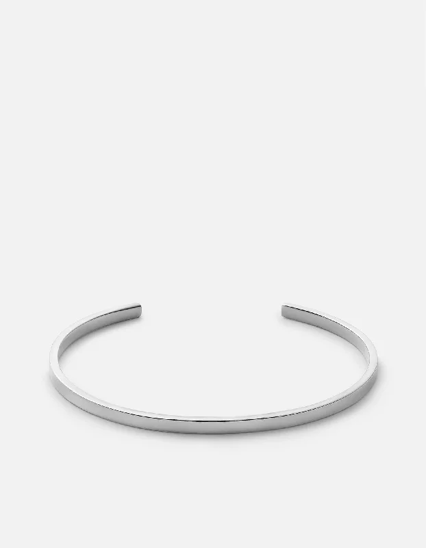 3mm Arbor Cuff, Sterling Silver