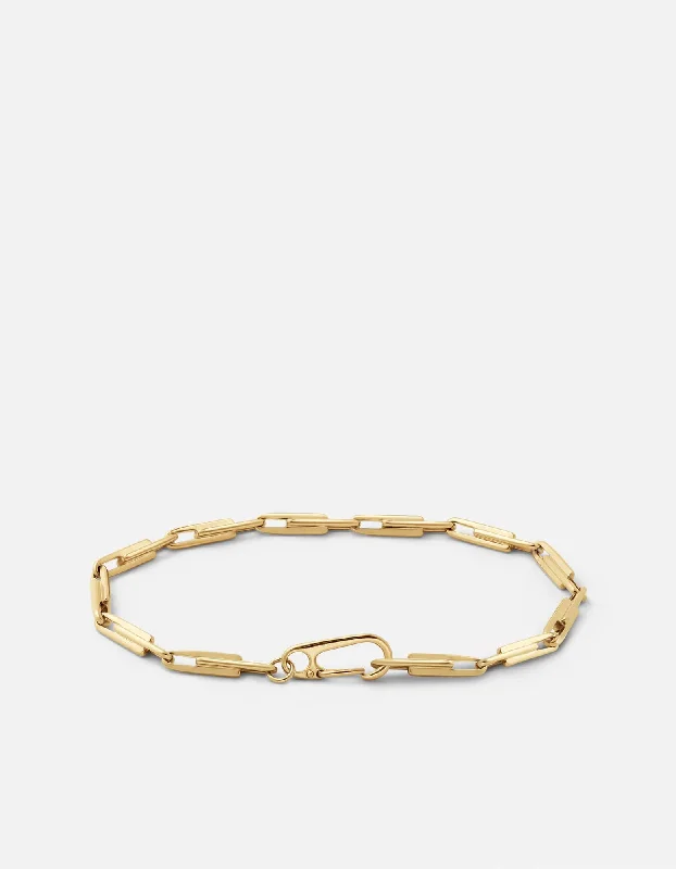 Niro Chain Bracelet, Gold Vermeil