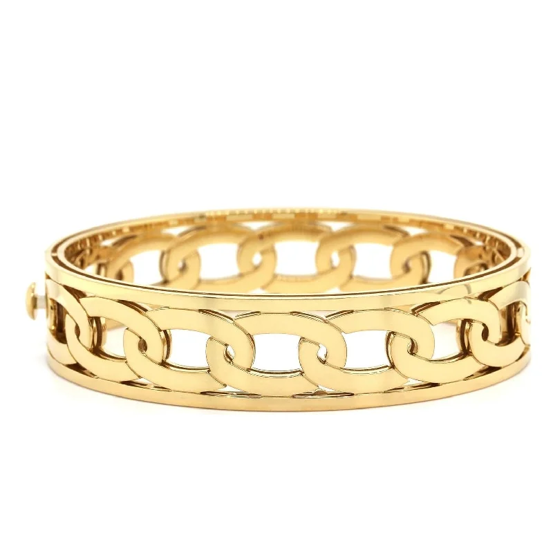 Roberto Coin 18K Yellow Gold Navarra Bangle Bracelet