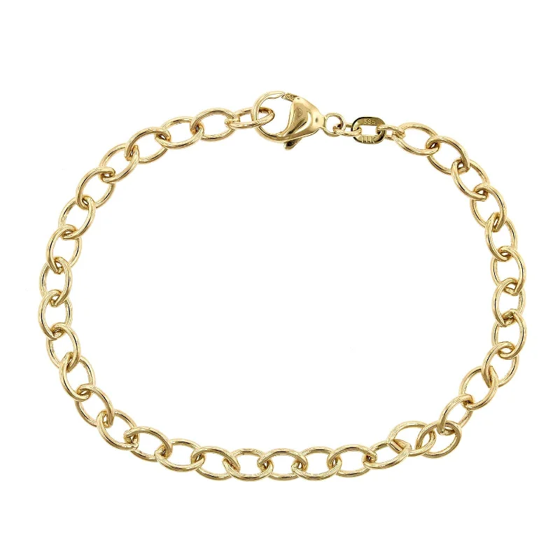 14K Yellow Gold Link Bracelet