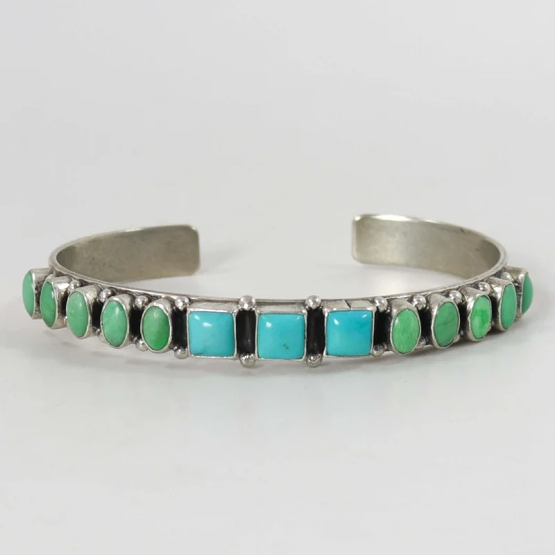 Turquoise and Variscite Cuff