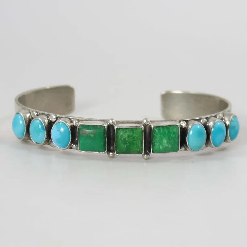 Turquoise and Variscite Cuff